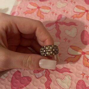 Elegant Gold and Silver Women's Ring made by Judith RIPKA 14 KT